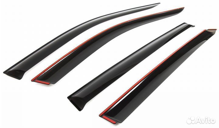 Дефлекторы окон Skoda Octavia II A5 2004-2012