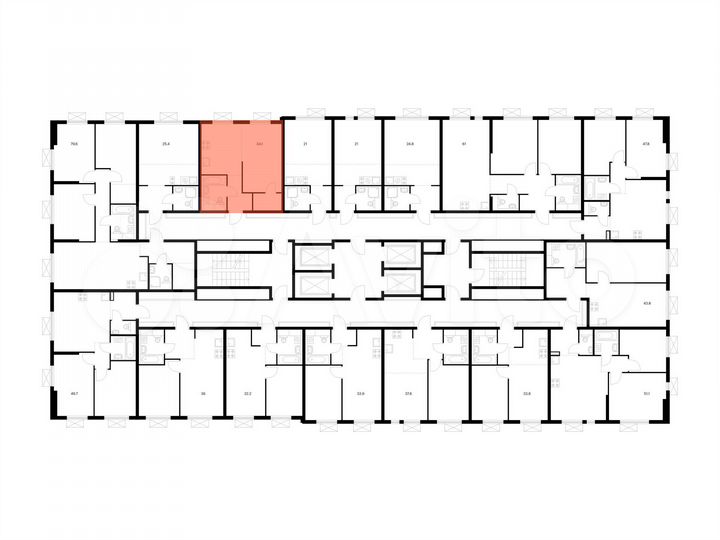 1-к. квартира, 34,1 м², 13/24 эт.