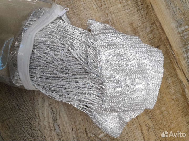 Шторы нитяные кисея с люрексом