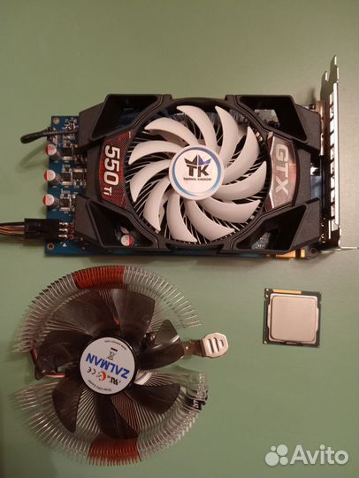 Видеокарта gtx 550ti, процессор i3, монитор