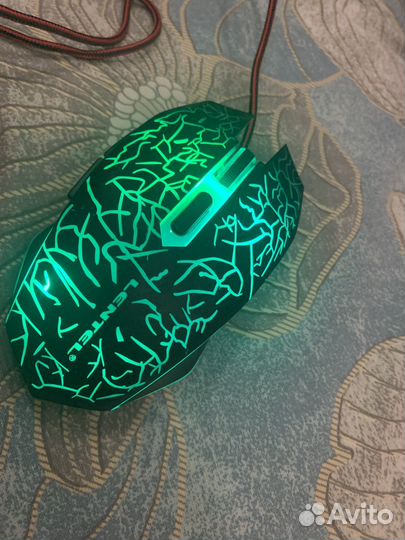 Мышка проводная с подсветкой