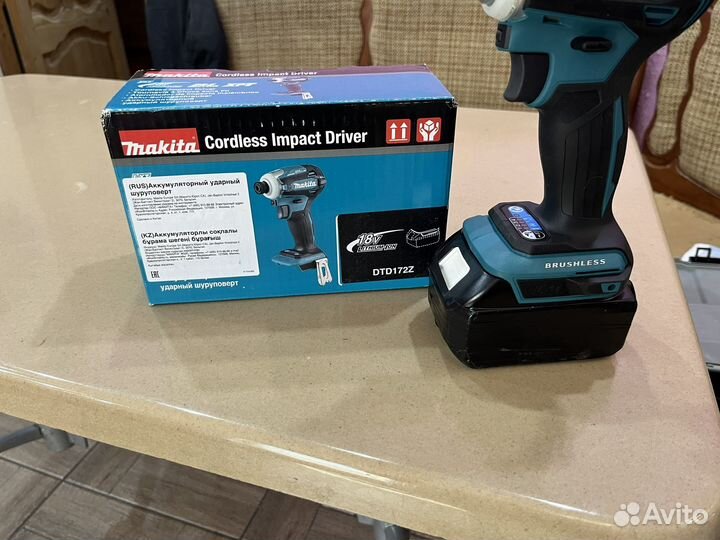 Шуруповерт ударный makita dtd 172z