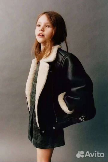 Дубленка косуха Zara 122-164