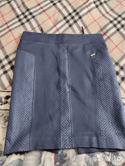 Женская юбка синяя 46 48