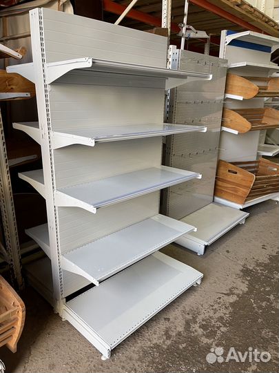 Стеллаж торговый островной 100/40/190