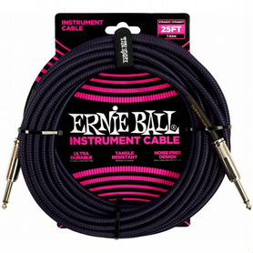 Кабель инструментальный Ernie Ball 7,62м 6397