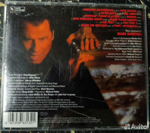 Mark Mancina Domestic Disturbance Soundtrack CD