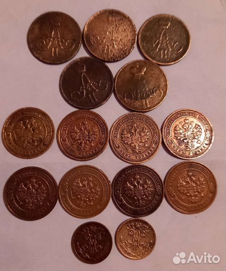 Медные царские монеты