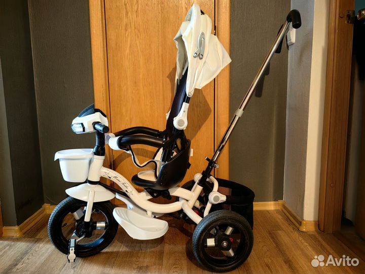 Велосипед коляска с ручкой