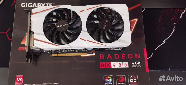 Видеокарта rx 480 4 gb