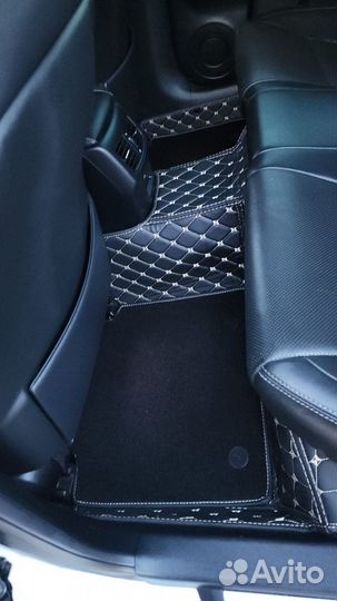Ковры 5D из экокожи Lux Cadillac Escalade ESV 15