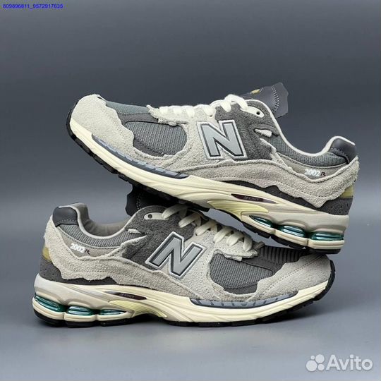 Кроссовки New Balance 2002R Светлые (Арт.61110)