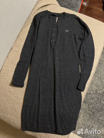 Платье Fred Perry с шерстью и кашемиром, XS/S