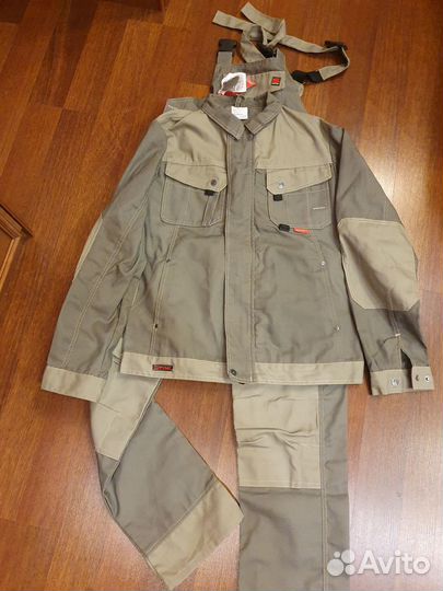 Рабочий костюм вест-ворк куртка, полукомбинезон