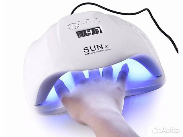 UV/Led лампа для сушки ногтей 54вт