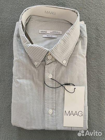 Рубашка Maag в полоску XL мужская новая