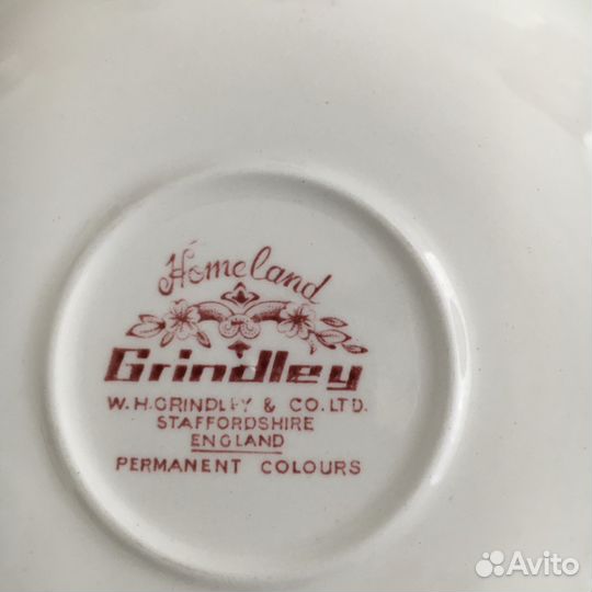 Три чайные пары. Англия. Homeland Grindley