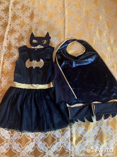 Костюм летучей мыши для девочки