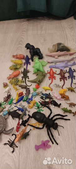 Игрушки животные, насекомые, деагостини
