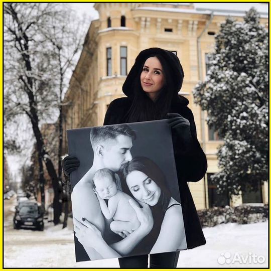 Портрет на холсте по фото Санкт-Петербург