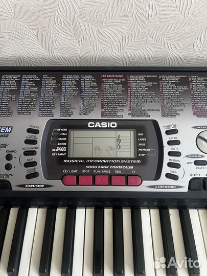 Синтезатор casio lk 60