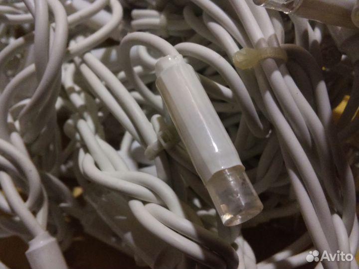 Гирлянда уличная 6 м каучук, бахрома Премиум