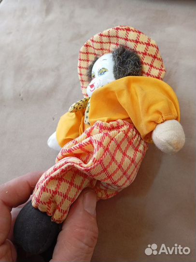 Кукла клоун фарфор Германия