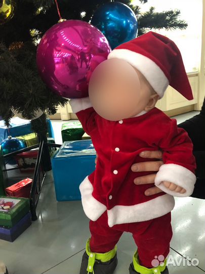 Костюм деда мороза детский