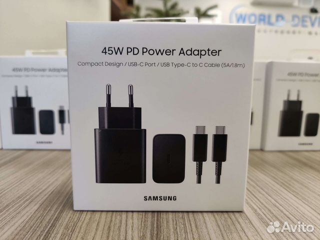 Зарядное устройство Samsung 45w USB-C Оригинал