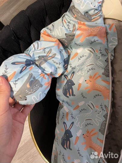 Зимний комбинезон для мальчика 56-62