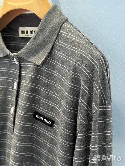 Лонгслив miu miu женский