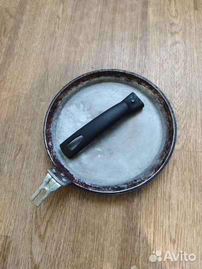 Сковорода kukmara 23 см, блинная литая алюминиевая