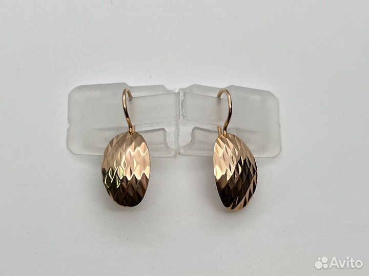 Золотые серьги 585 пробы