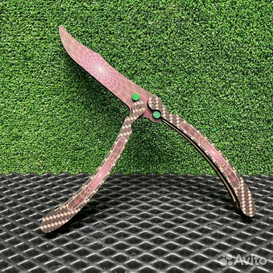 Деревянный нож бабочка детский