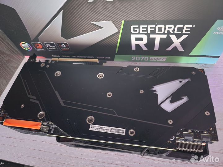 Видеокарта RTX 2070 Super aorus