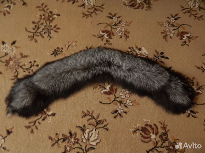 Меховой воротник + шапка эскимоска (чернобурка )