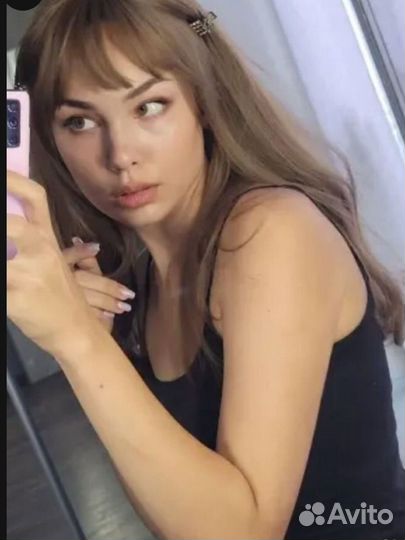 Парик русый с челкой