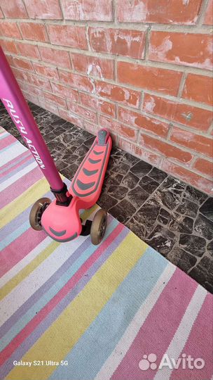 Самокат детский трехколесный бу