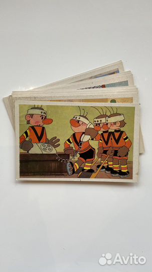 Набор открыток Шайбу Шайбу 1973г