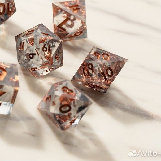 Дайсы/игральные кости для D&D, сет 