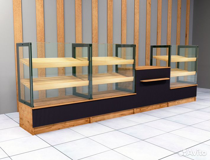 Витрина для пекарни