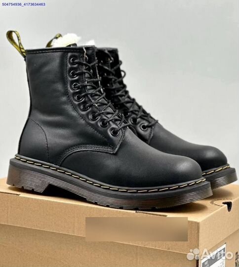 Ботинки Dr. Martens с мехом (Арт.27653)