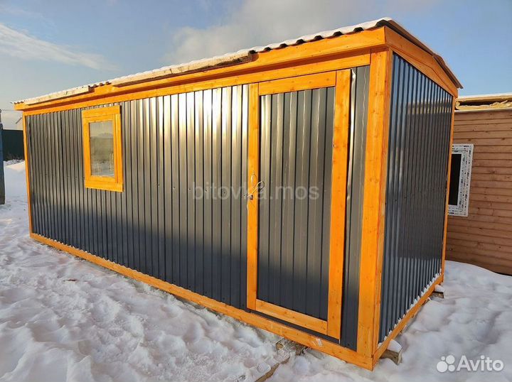 Бытовка вагончик из дерева