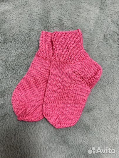 Плед детский, ручная работа, розовый