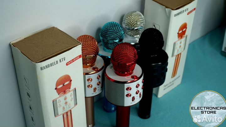 Микрофон для Вокала WS-858 Детский Глянцевый