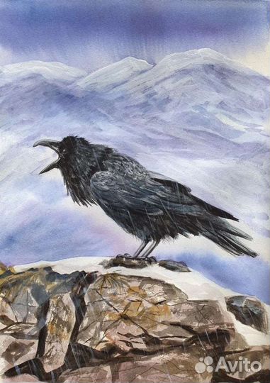 Картина Ворон