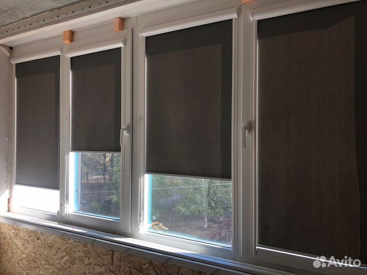 Рулонные шторы и жалюзи