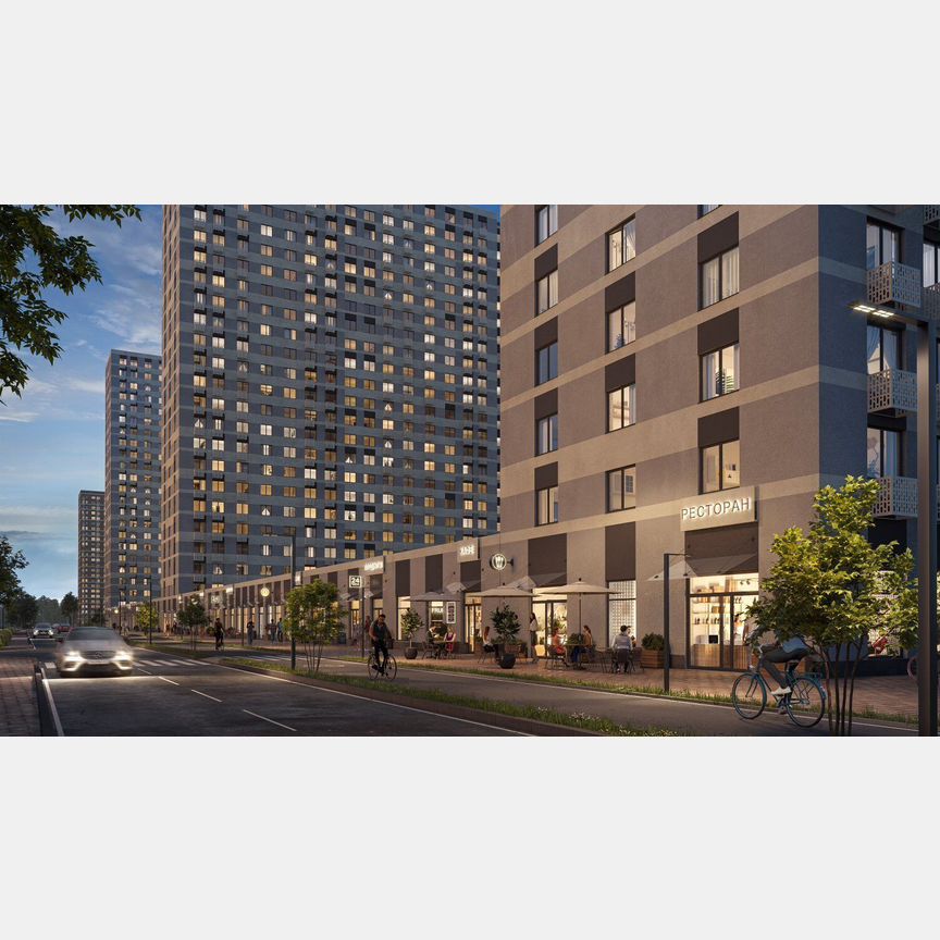 1-к. квартира, 35,2 м², 4/23 эт.