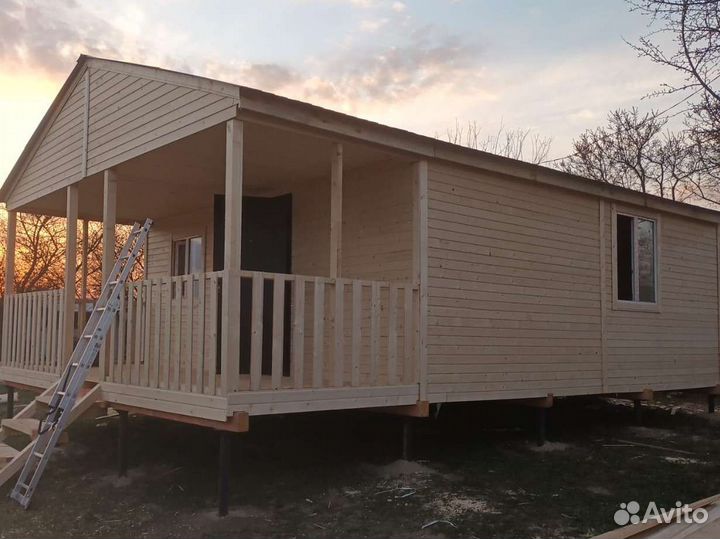Бытовки дачные домики 8х6м каркас 150х50м летний