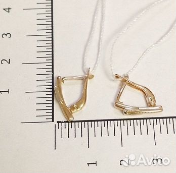 Золотые серьги